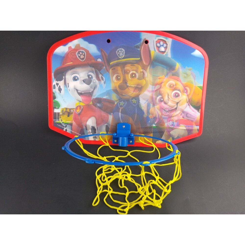 Paw Patrol 3D Lenticular Wall Hanging Ball Basketball Net Indoors
